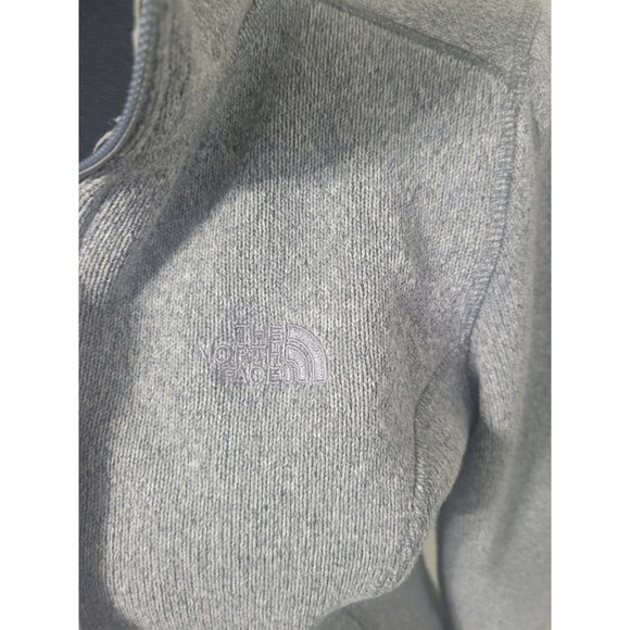 The North Face Gray Fleece Lined Hooded Jacket Womens XS - Picture 13 of 13